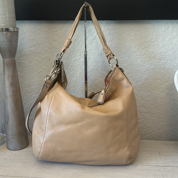 Coach Kristin Taupe Large Hobo Crossbody  Style 14769 - Picture 3 of 13